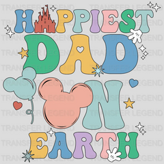 Happiest Dad On Earth Design - DTF heat transfer - transferlegend