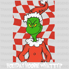 HOLIDAY HOOBIE WHATTY?, Christmas Design, Dtf Heat Transfer - transferlegend