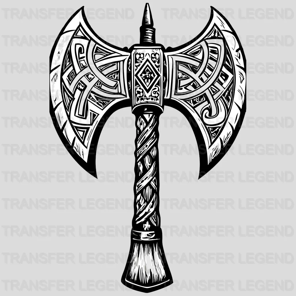 Storm Axe Nordic Design - DTF Heat Transfer - transferlegend