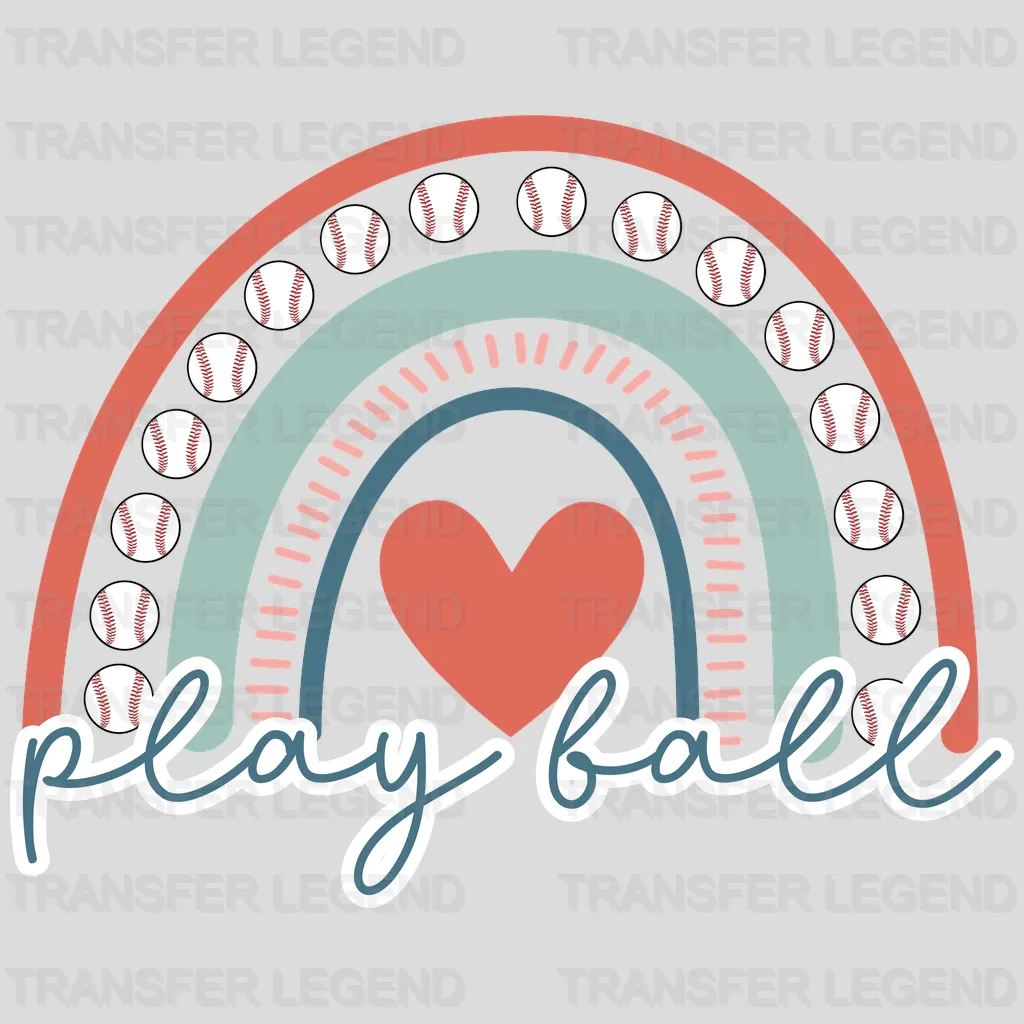 Play Ball Baseball  DTF Transfer - transferlegend