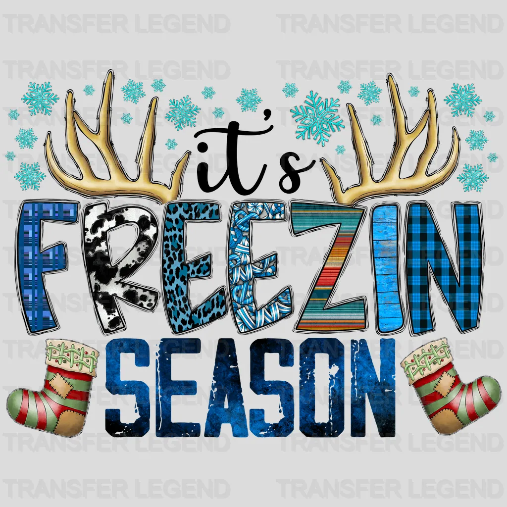 FREEZIN SEASON Christmas Design - DTF heat transfer - transferlegend