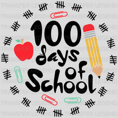 100 Days 100 Days School Design - DTF heat transfer - transferlegend