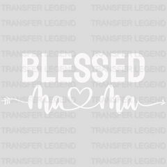 Blessed Mama - Mothers Day  - Funny Mom - Pregnancy Announcement Design - DTF heat transfer - transferlegend