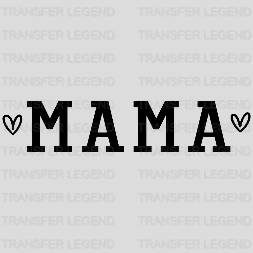 Mama Sports Letters  - Mothers Day  - Funny Mom - Strong Mom - Design - DTF heat transfer - transferlegend