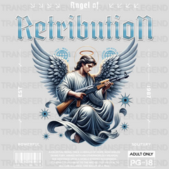 Angel Of Retribution Streetwear Design - DTF Heat Transfer - transferlegend