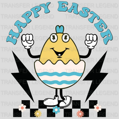 Happy Easter Cracked Egg Design- DTF heat transfer - transferlegend