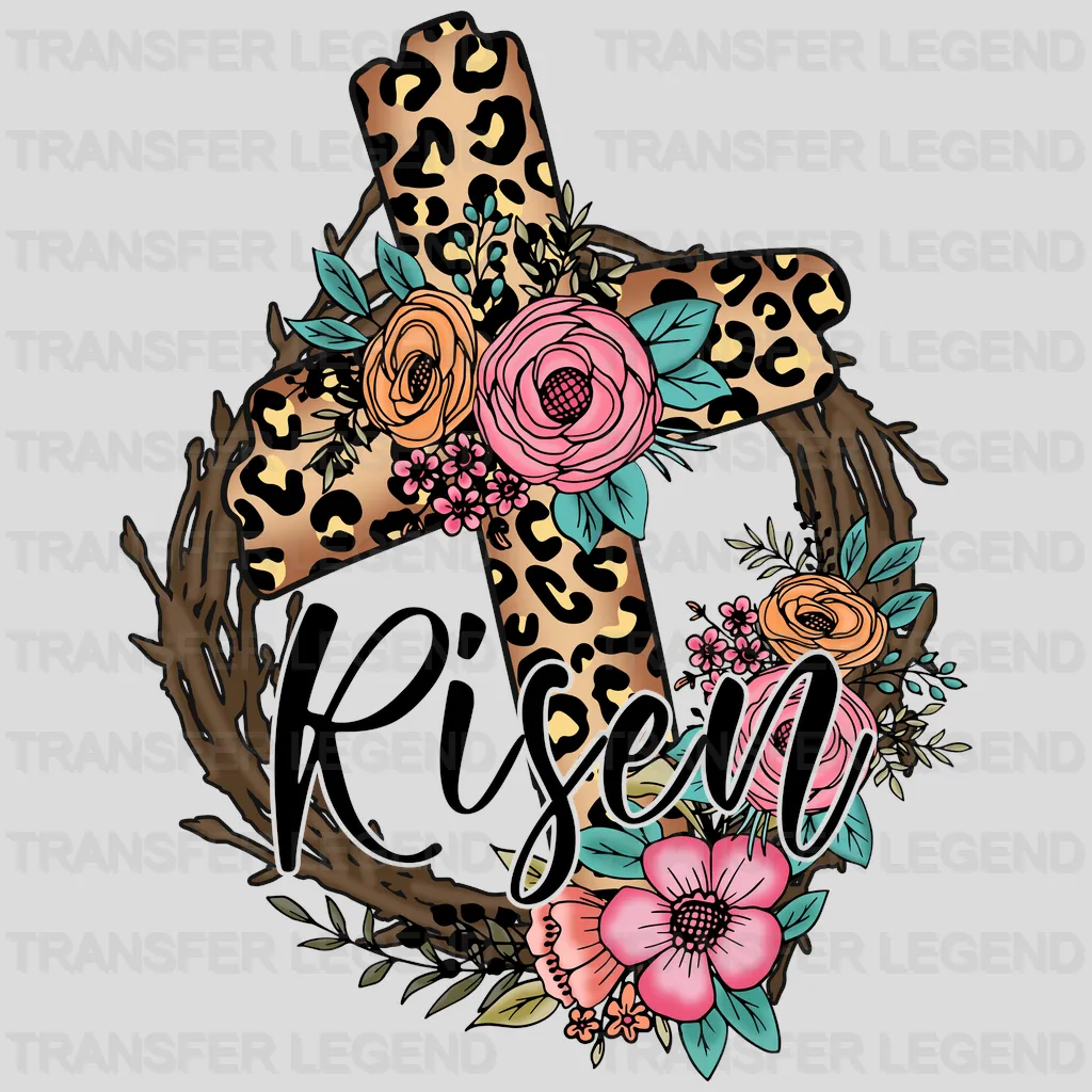 Risen Easter Design - DTF heat transfer - transferlegend