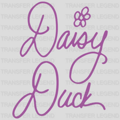 Disney Character Daisy Duck Design - DTF heat transfer - transferlegend