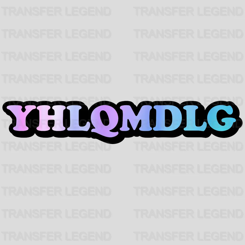 Bad Bunny YHLQMDLG Design - DTF heat transfer - transferlegend