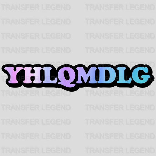 Bad Bunny YHLQMDLG Design - DTF heat transfer - transferlegend