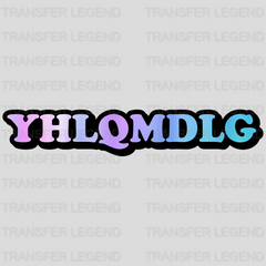 Bad Bunny YHLQMDLG Design - DTF heat transfer - transferlegend