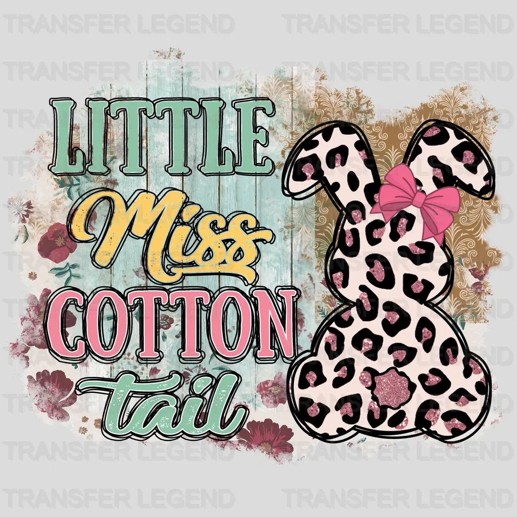 Little Miss Cotton Tail Easter Design - DTF heat transfer - transferlegend