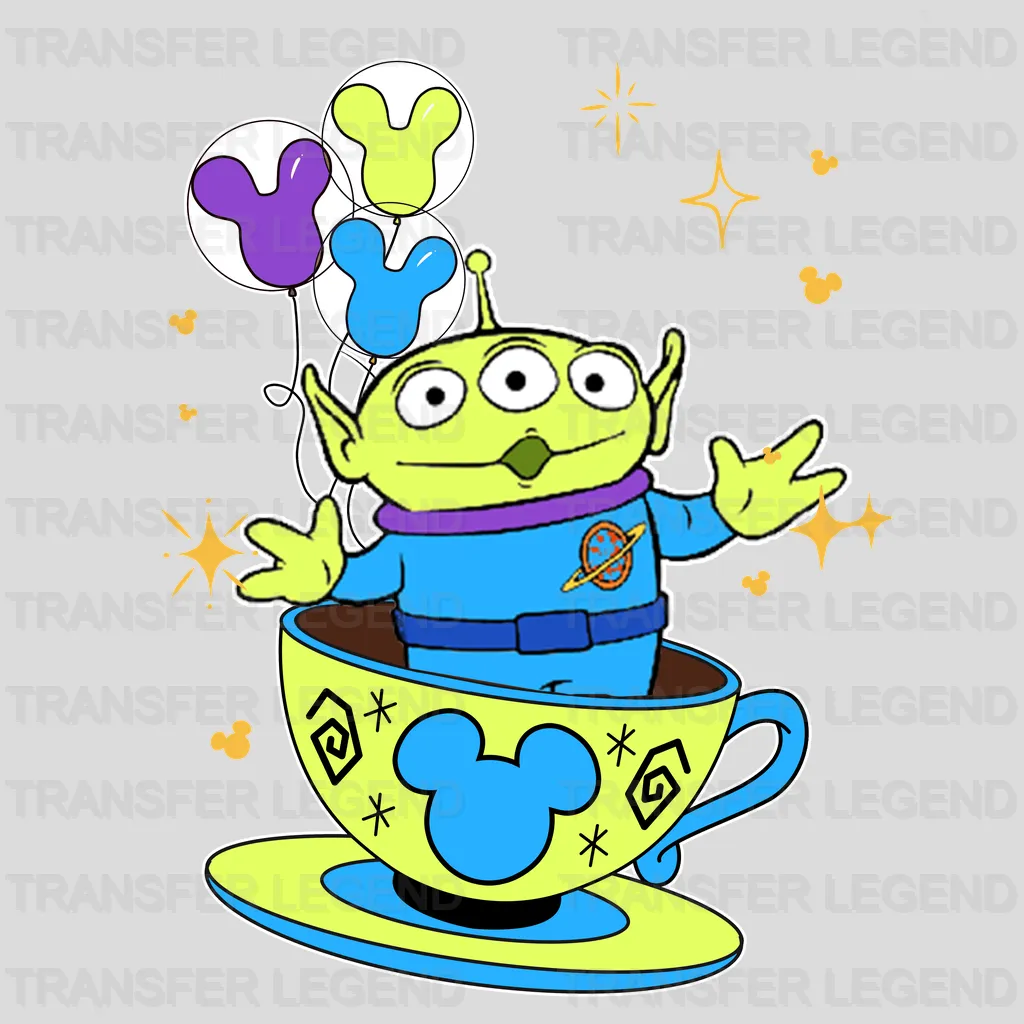 Space Tea Toy Story Disney Designs - DTF Heat Transfers
