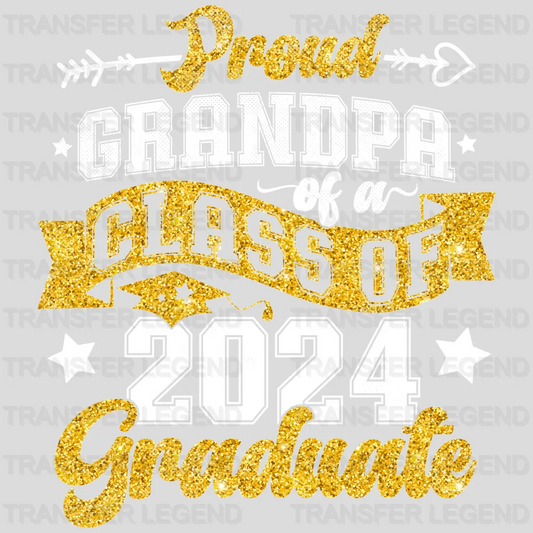 Proud Grandpa Of A Class Of 2024 Graduate Design - DTF heat transfer - transferlegend