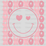 XOXO Smiley Valentine's Day Design - DTF heat transfer - transferlegend