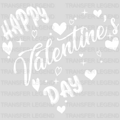 Happy Valentines Day Heart Valentine's Day Design - DTF heat transfer - transferlegend