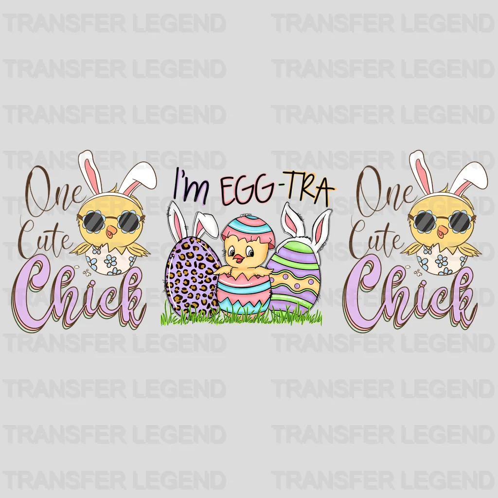 I'm Egg-Tra Easter UV DTF Transfer Cup Wrap UV DTF Sticker - transferlegend