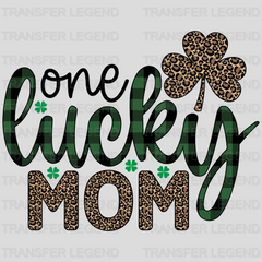 One Lucky Mom St. Patrick's Day Design - DTF heat transfer - transferlegend