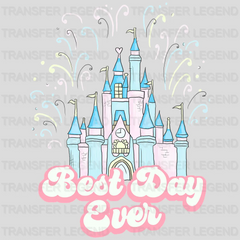 Disney Castle Best Day Ever Design - DTF heat transfer - transferlegend