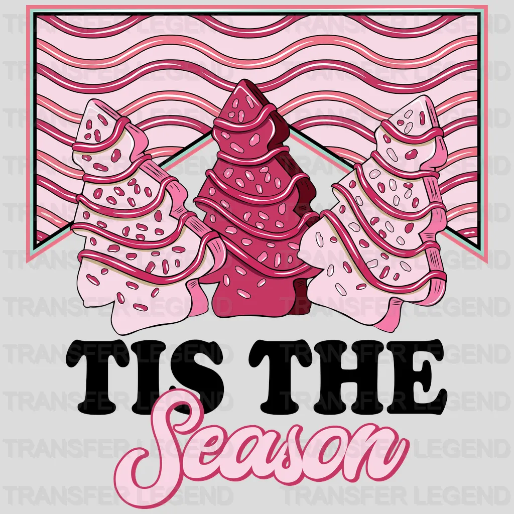 THE SEASON, Christmas Design, Dtf Heat Transfer - transferlegend