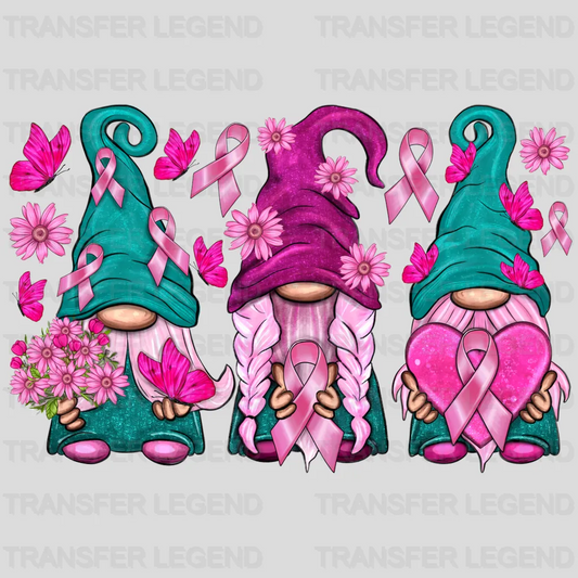 Brea Cancer Gnomies Design - DTF heat transfer - transferlegend