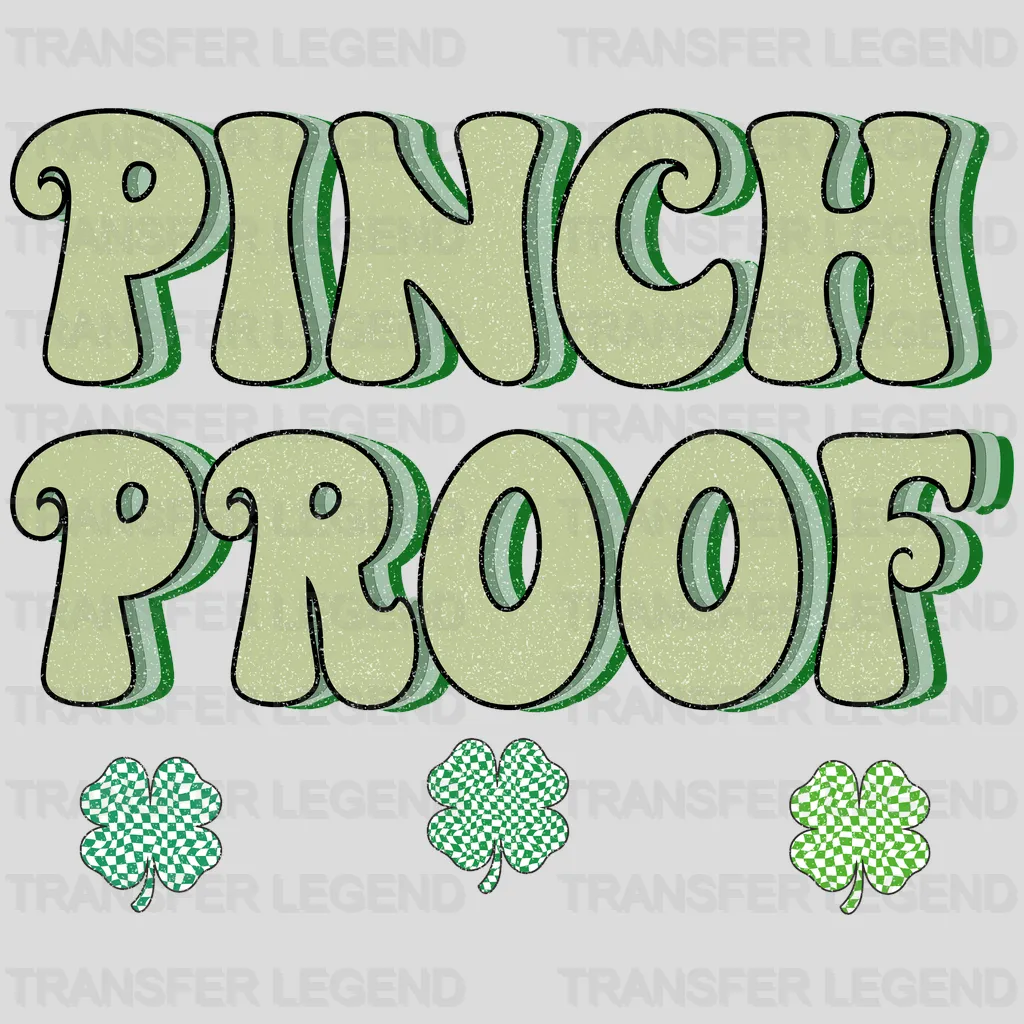 Pinch Proof St. Patrick's Day Design - DTF heat transfer - transferlegend