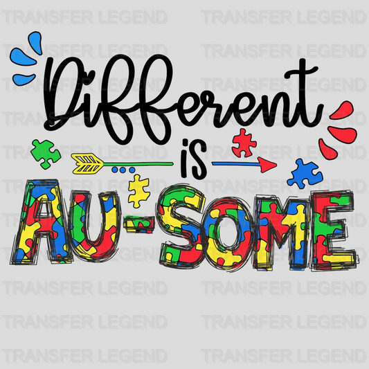 Different Is Au-some ATSM Awareness Design - DTF heat transfer - transferlegend