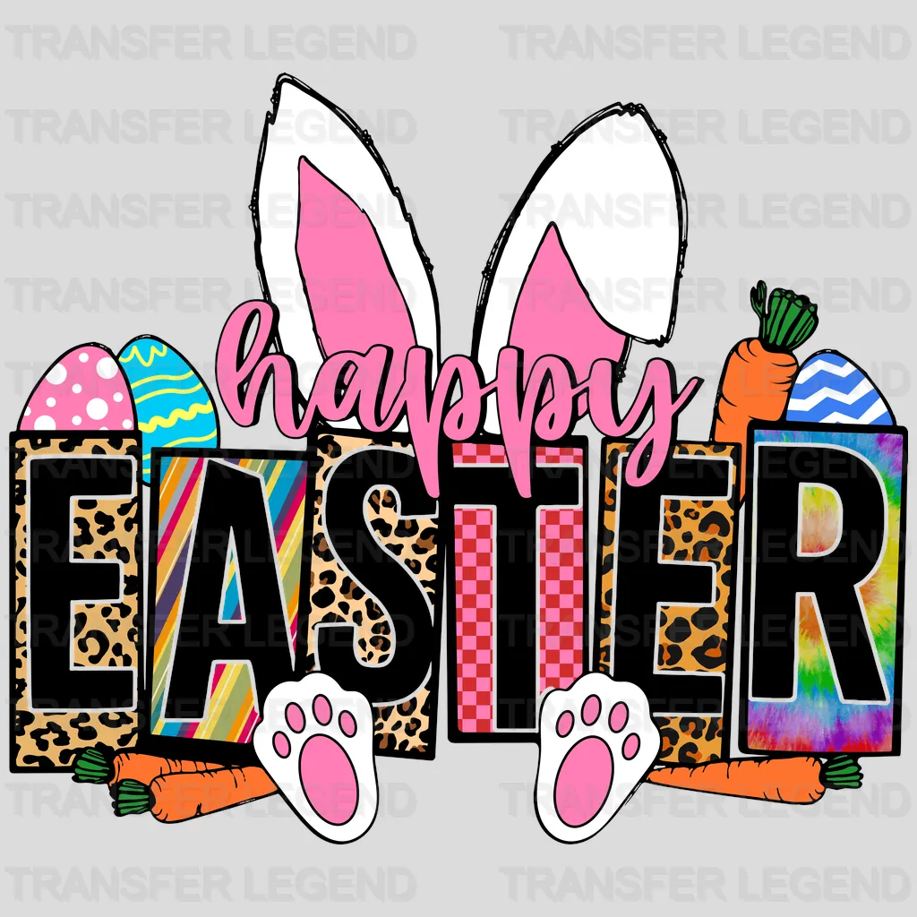 Happy Easter Design - DTF heat transfer - transferlegend