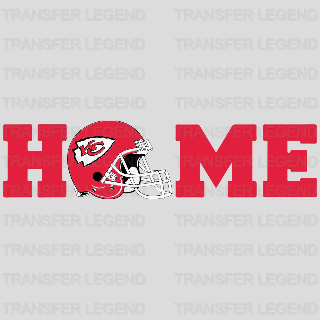 Kansas City Chiefs Home Wordmark NFL Design - DTF Heat Transfer
