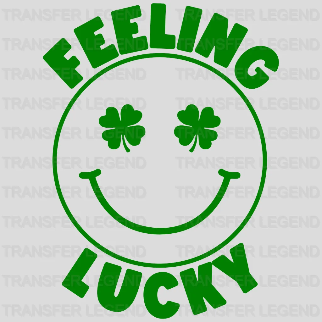 Feeling Lucky St. Patrick's Day Design - DTF heat transfer - transferlegend