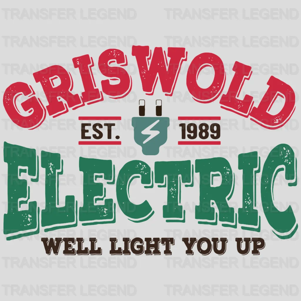 GRISWOLD ELECTRIC Christmas Design - DTF heat transfer - transferlegend