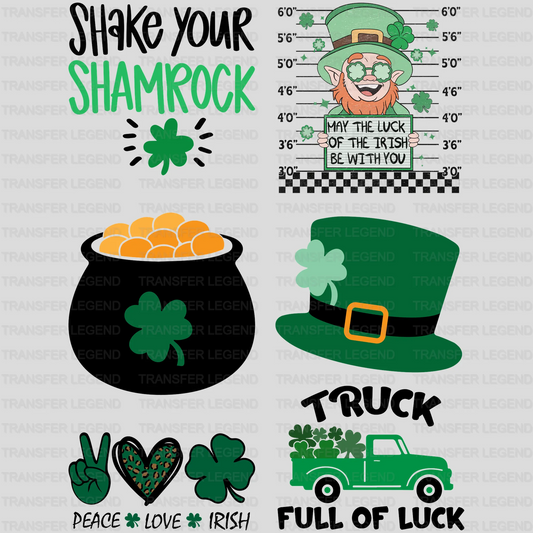 St. Patrick's Day Premade Gang sheet - 6 PCS 10 INCH - transferlegend