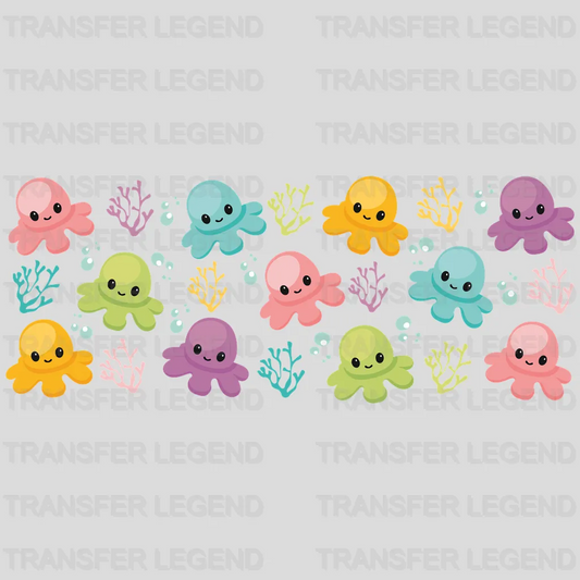 Little Octopus UV DTF Transfer Cup Wrap UV DTF Sticker - transferlegend