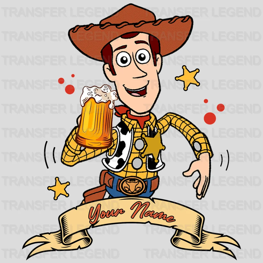 Woody Cheers Toy Story Disney Designs - DTF Heat Transfers