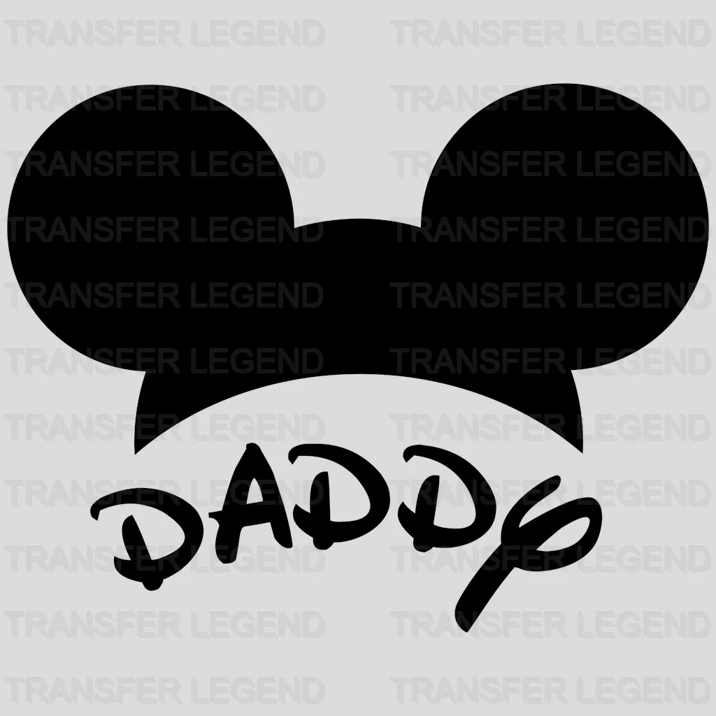 Family Group Monogram Design - DTF heat transfer - transferlegend