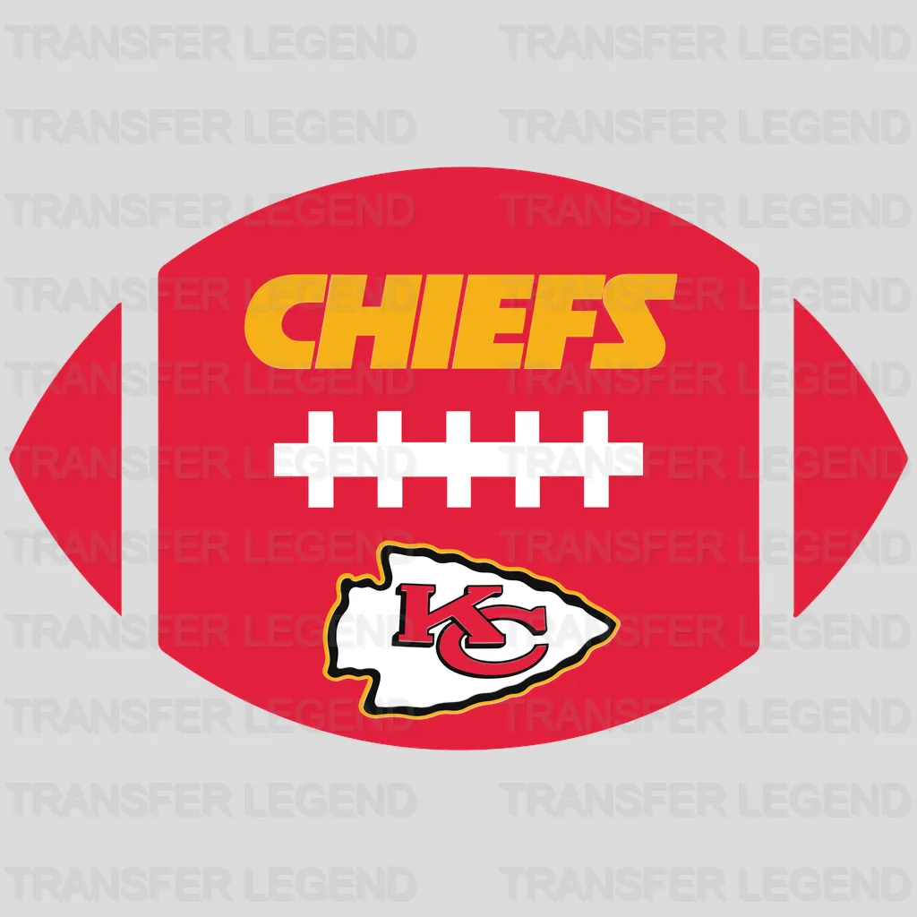 Kansas City Chiefs Pin‑up Girl Standing Portrait NFL Design - DTF Heat Transfer