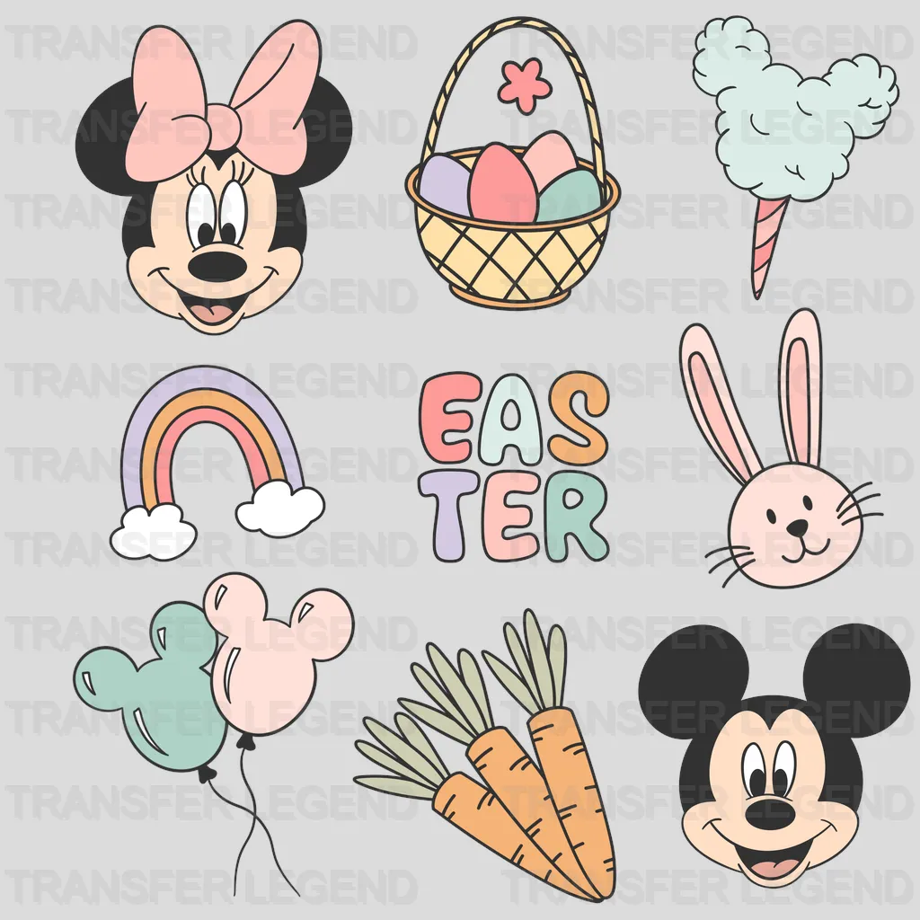 Cartoon Easter Design - DTF heat transfer - transferlegend