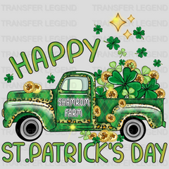 Truck St. Patrick's Day Design - DTF heat transfer - transferlegend