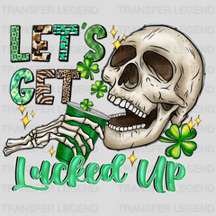 Let's Get Lucked Up St. Patrick's Day Design - DTF heat transfer - transferlegend