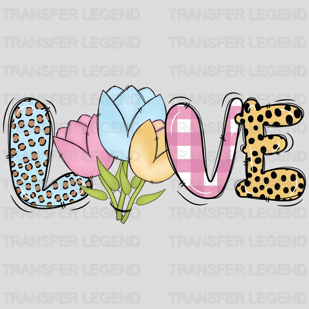 LOVE Easter Design - DTF heat transfer - transferlegend