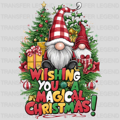 Wishing You A Magical Christmas design - DTF Heat Transfer - transferlegend