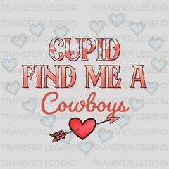 CUPID FIND ME A COWBOYS HEART - DTF heat transfer - transferlegend