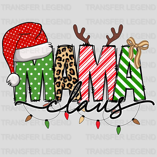 MAMA CHRISTMAS Christmas Design - DTF heat transfer - transferlegend