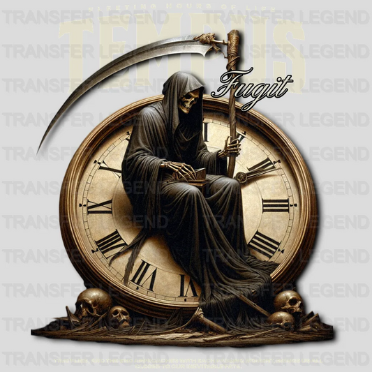 Tempus Fugit Streetwear Design - DTF Heat Transfer - transferlegend