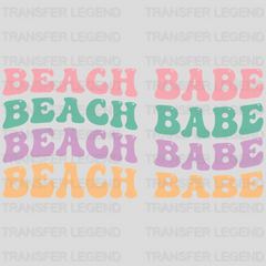 Beach Babe UV DTF Transfer Cup Wrap UV DTF Sticker - transferlegend