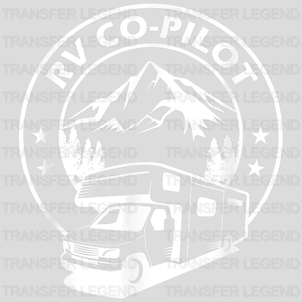 RV - COPİLOT - Vanlife Motorhome Design - DTF heat transfer - transferlegend