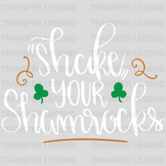 Shake Your Shamrocks St. Patrick's Day Design - DTF heat transfer - transferlegend