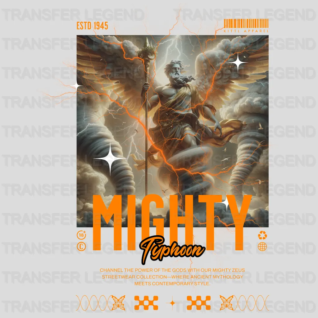 Mighty Typhoon Streetwear Design - DTF Heat Transfer - transferlegend