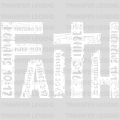 Faith Bible Verses-Religion DTF Transfer - transferlegend