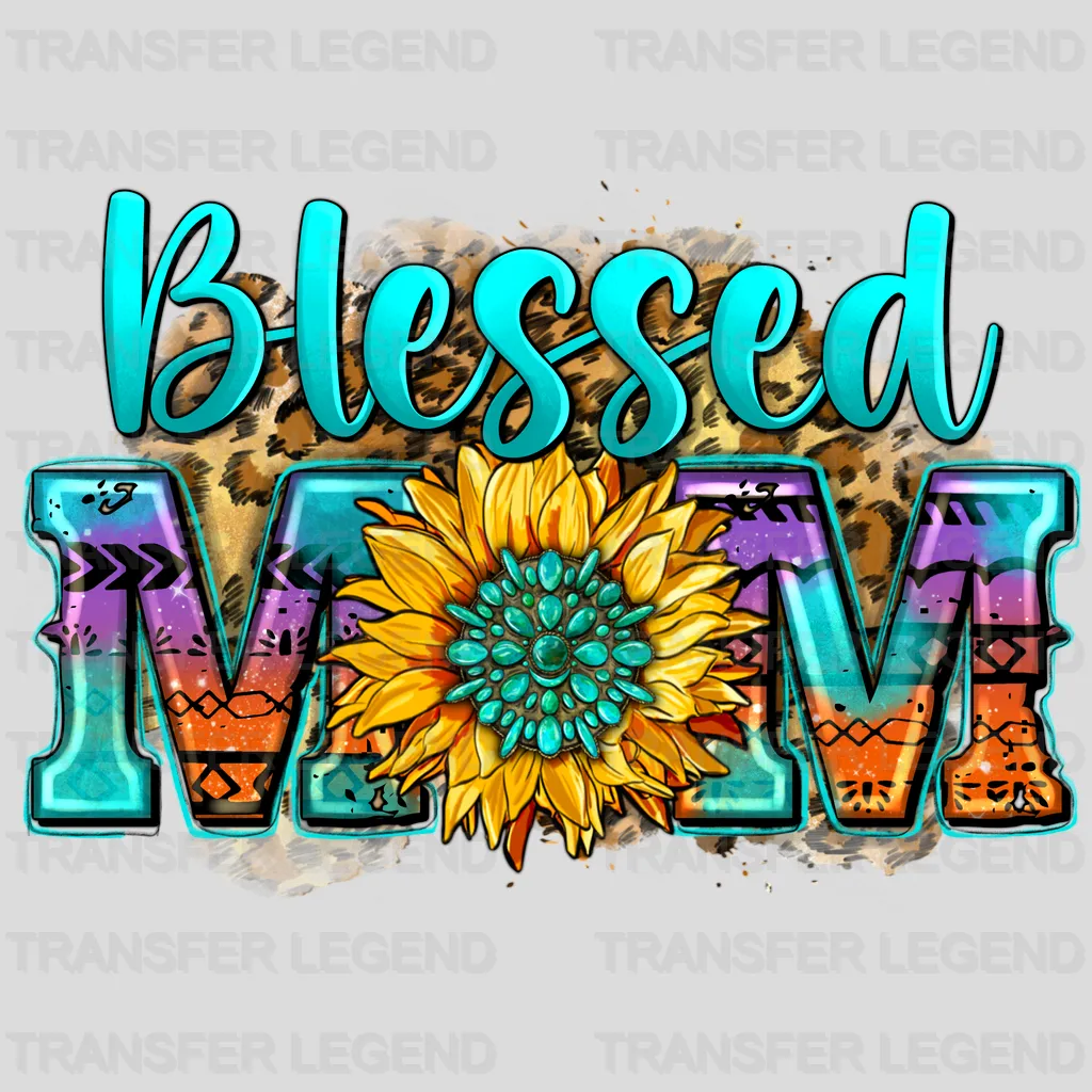 Blessed Mama - Mothers Day - DTF Transfer - transferlegend